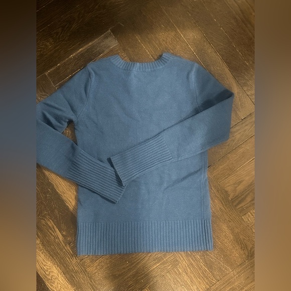 J. Crew Women's Blue Sweater with button detail - Picture 3 of 3